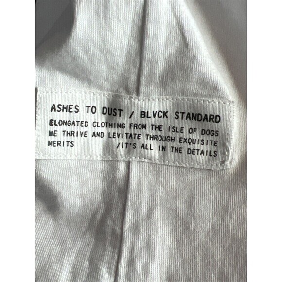 Ashes To Dust Men’s White TSHIRT Medium Short Sleeved - Picture 3 of 10